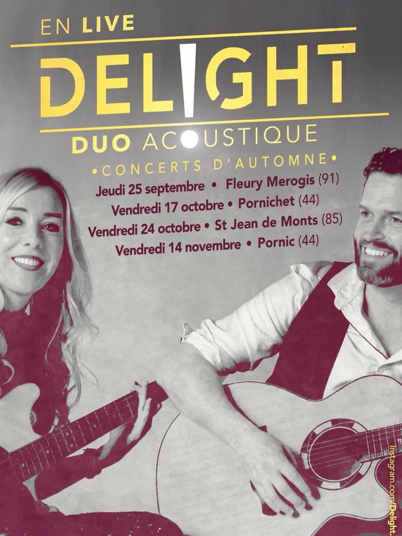 Affiche Delight, concerts d'automne 2025