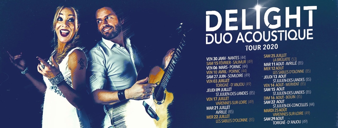 Bannière Delight Tour 2020 (version de mars 2020)