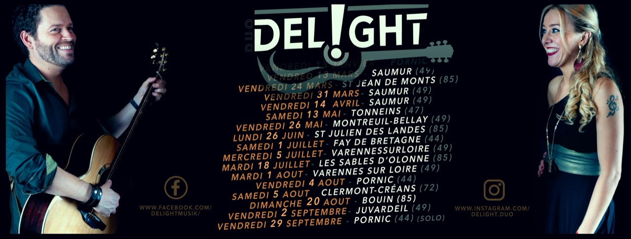 Bannière Delight 2023 avec les dates