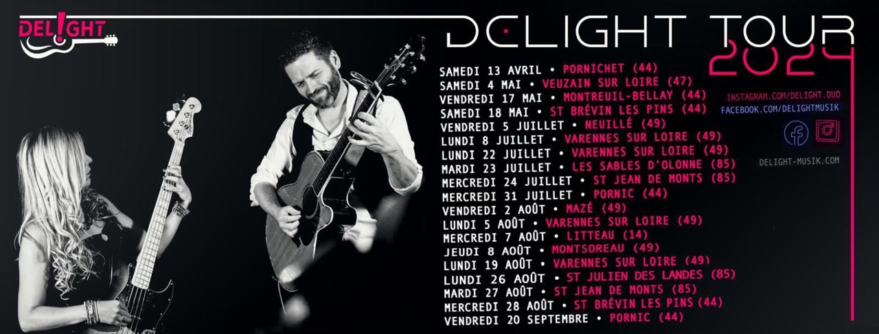 Bannière Delight Tour 2024, version finale