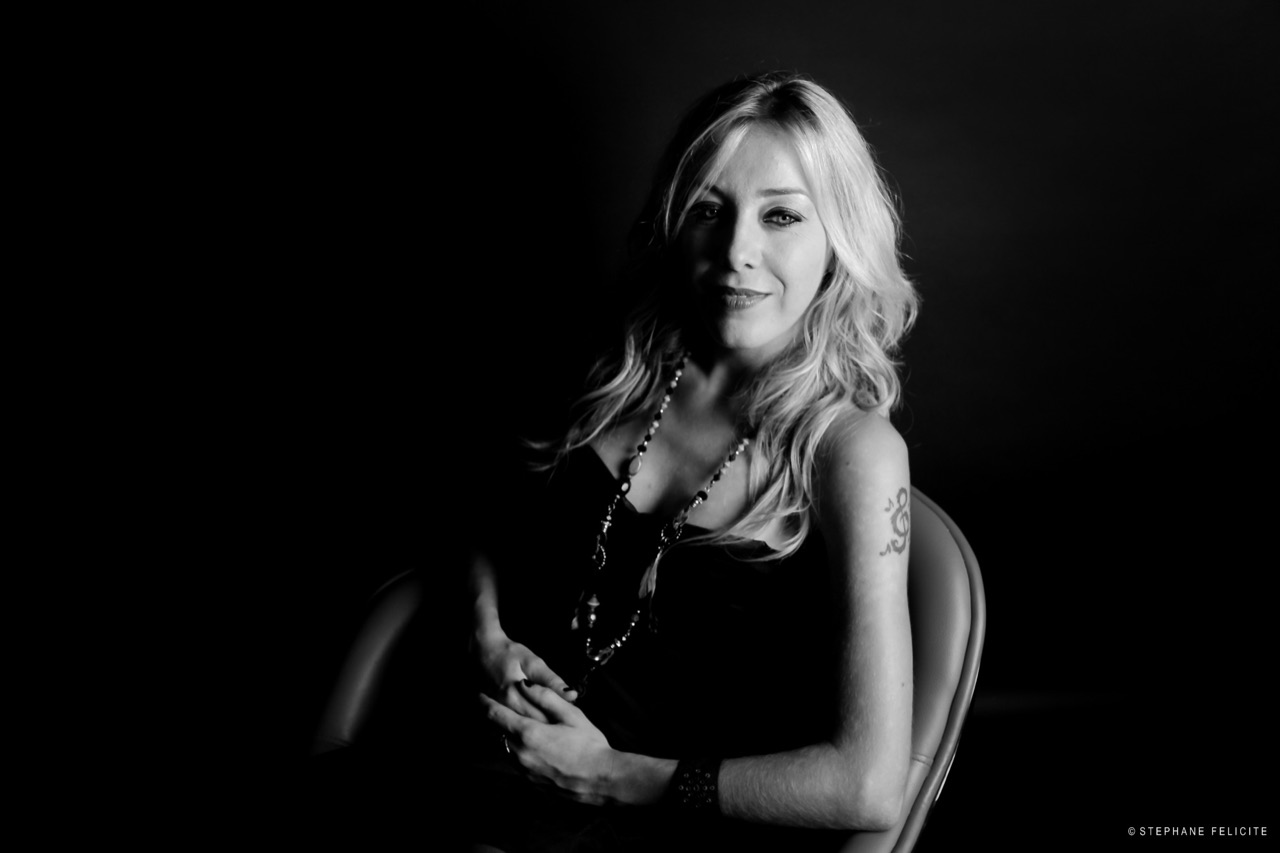 Mag, portrait en noir et blanc